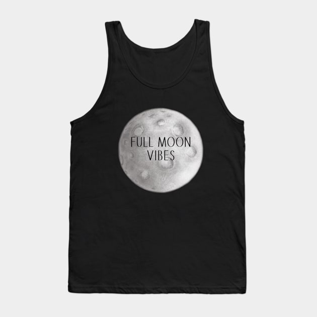 Full Moon Vibes Tank Top by SCSDESIGNS